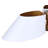 DAXTON 20 In. 3-Light 60-Watt Contemporary Matte White Semi-Flush Mount With Matte White Metal Shade
