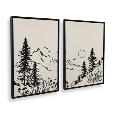 Whispering Peaks v3 Set of 2 Prints