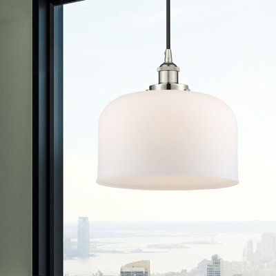 Luminaire suspendu en forme de cloche à 1 lumière Pattie