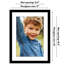 Cadre pour affiche - Cadre photo en bois avec passe-partout et housse en plexiglas-110048772-110048773