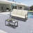 2-Piece Wicker Patio Conversation Set-1319109624-1319109625