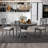 5 - Piece Extendable Dining Set, Round-To-Oval Expansion, Wood, X-Base Pedestal, Modern Farmhouse, Dining Room-753430863