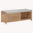 43" Distressed Shutter Storage Bench, Entryway Storage with Storage-569099700