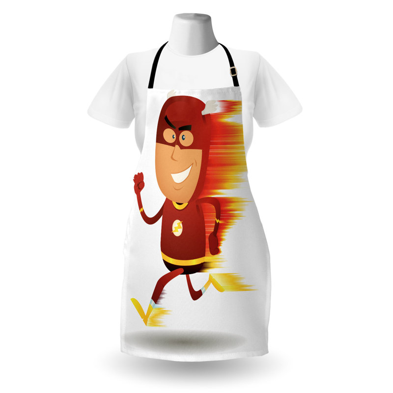 No Pattern Bib Apron