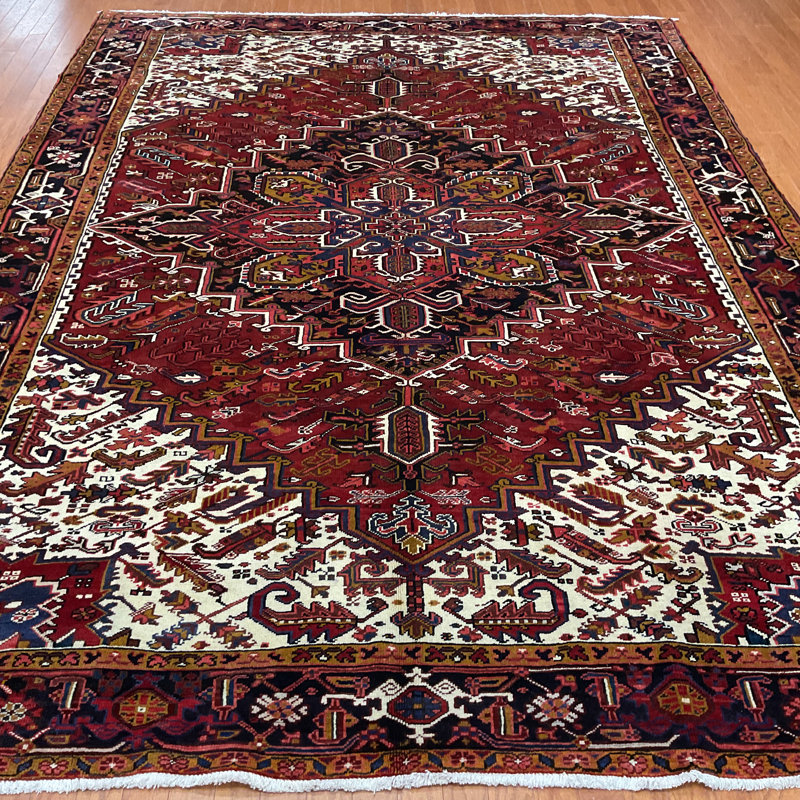 HERAT ORIENTAL Handmade Heriz Wool Rug