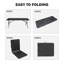 Table pliante 6 pi, table en plastique portative pour le camping, pique-nique, fêtes, table pliable à charge élevée