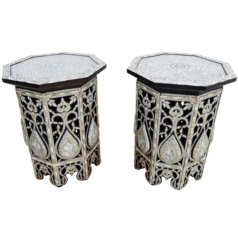 Andalusian Glass End Table