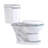 The Renovators Supply Inc. 45.5 Gallons GPF Elongated Chair Height Floor Mounted Corner Toilet (Seat Included)-73064074