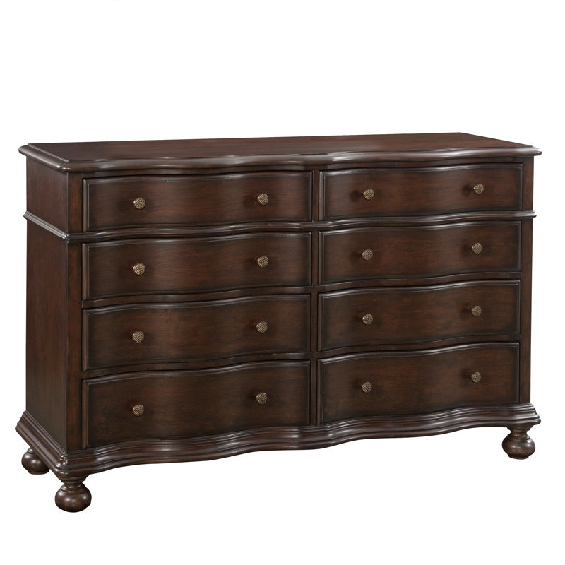 66'' W 8 - Drawer Dresser, Tobacco