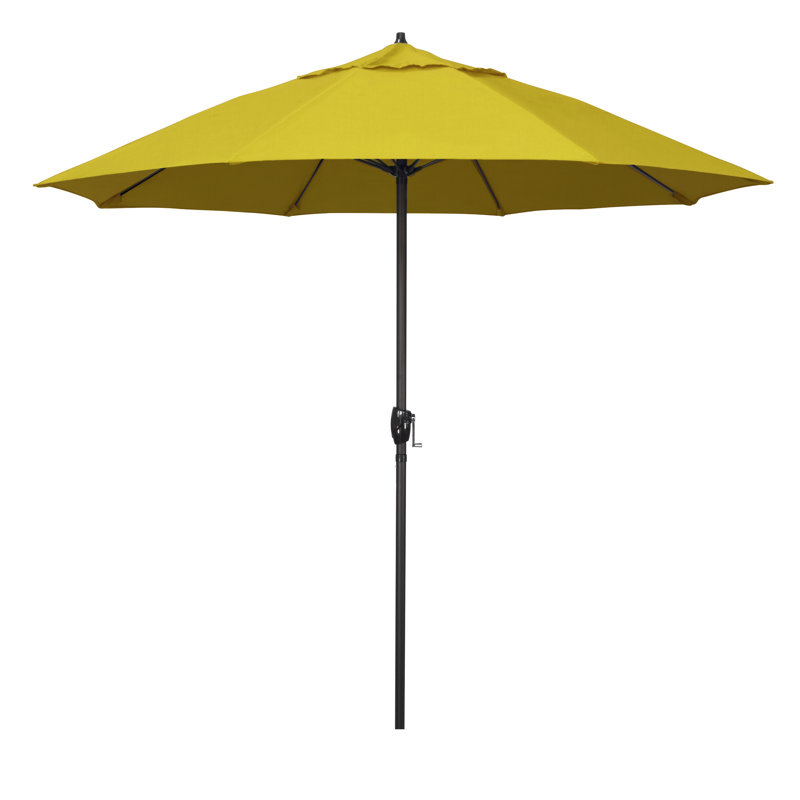 Parasol de marché 9 pi Singletary, Toile jaune performance