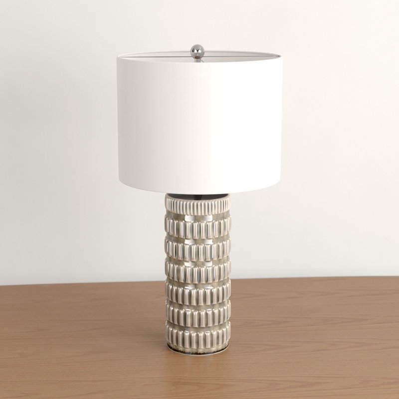 Khadija Ceramic Table Lamp, Gray