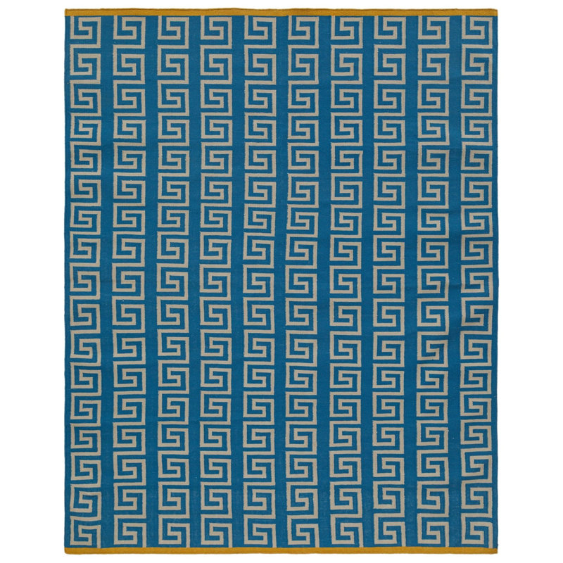 Tapis tissé à plat Bodega, Rectangle 7 pi 6 po x 9 pi 6 po