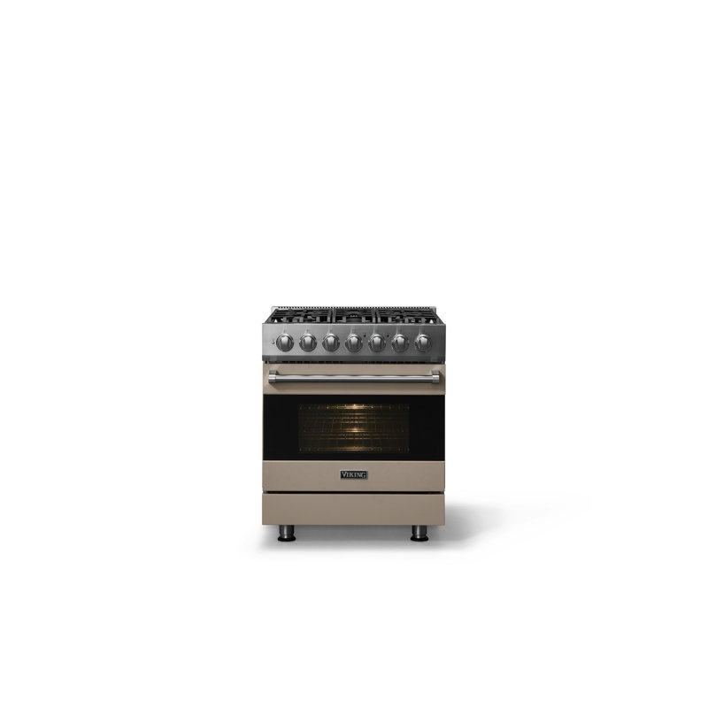 Viking30"W./24"D. Sealed Burner Range-5 Burners, Natural Gas, Nantucket, Dual Fuel