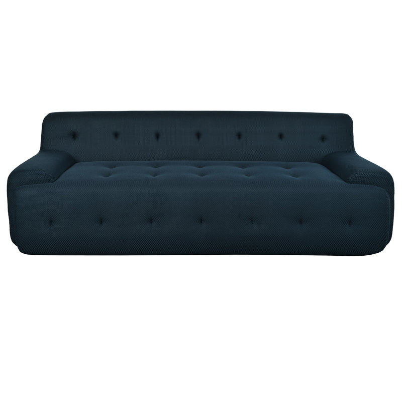 Canapé-lit moderne de style minimaliste 3 - 86,2 po avec filet de confort profond, accoudoirs élégants, aucun assemblage requis. Fauteuil incontestable pour la chambre à coucher, tissu de salon, de toute évidence