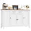 Buffet décoratif 4 portes avec 2 tiroirs, tablettes réglables-1574733644