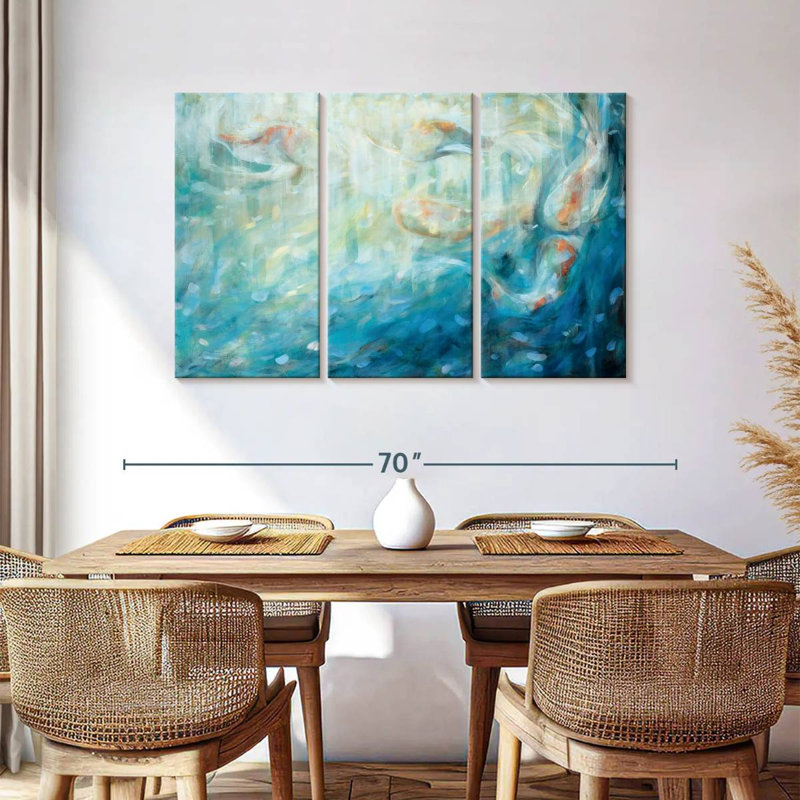 Brampt Playing Koi, 36" H x 57" W