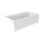 SIGNATURE® Rectangle Flat Front 6632 Skirted Soaking LH Access Panel Oyster-1915482510-1915482504