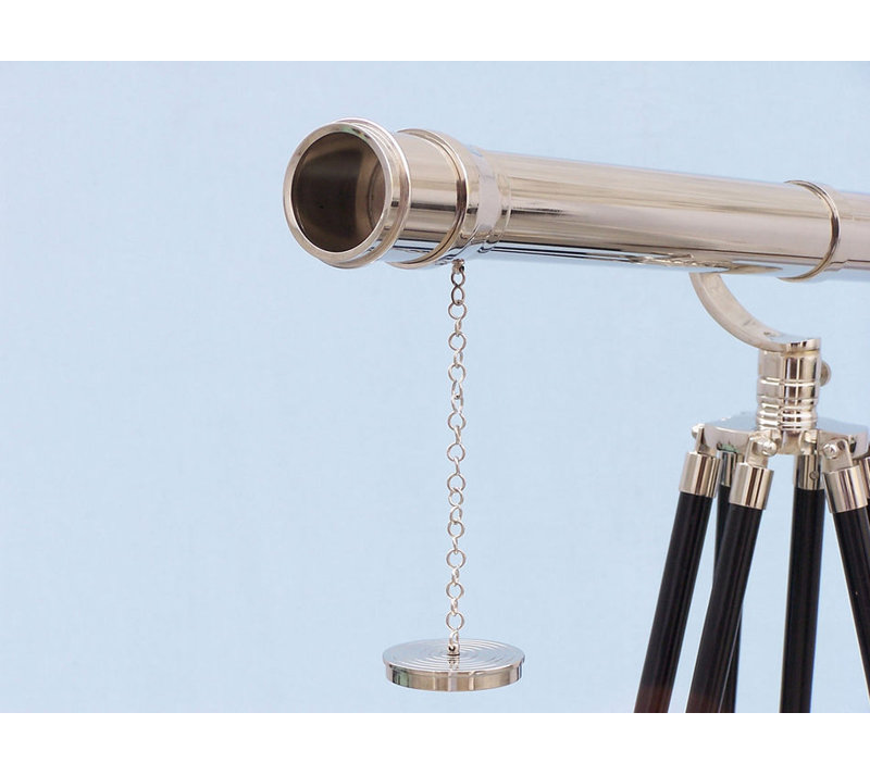 Handmade Copper Decorative Telescope, Chrome