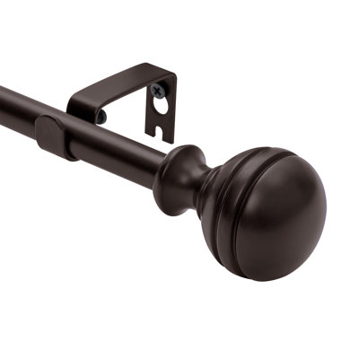 UTOPIA ALLEY Gursharan 5/8 Inch Curtain Rod - Curtain Rods, Adjustable Drapery Rods