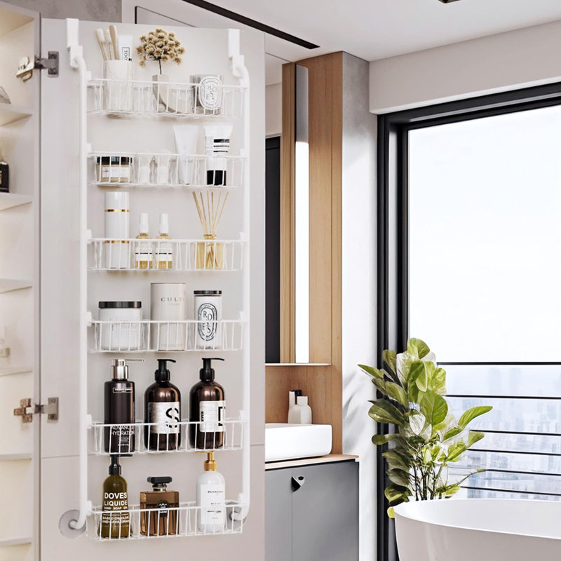 Rangement à 6 niveaux pour garde-manger, blanc