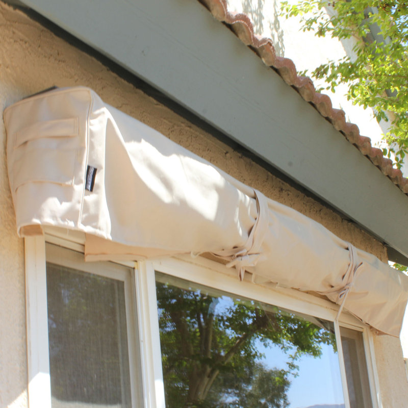 Housse pour auvent rétractable toutes saisons Advaning, Beige, H 11 po x l 216,5 po x P 8,5 po