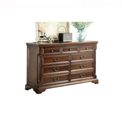Armoire décorative en bois massif American Style