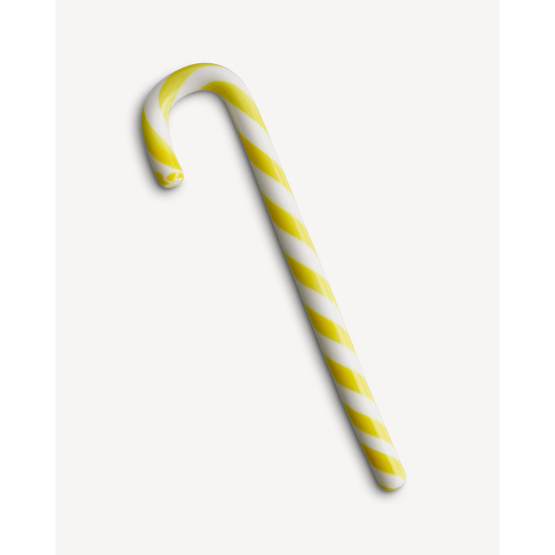 Polka Candy Cane White/Yellow, White/Yellow