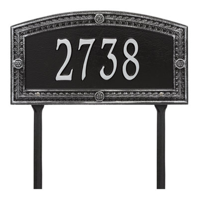 Plaque d'adresse personnalisée sur 1 ligne Hamilton