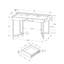 Computer Desk, Home Office, Laptop, Storage Drawers, 48"l, Work, Laminate, Contemporary, Modern-114623162