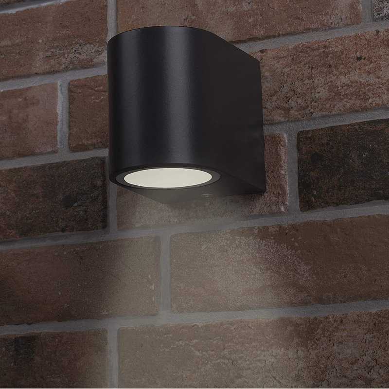 Hewie Black Outdoor Flush Mount