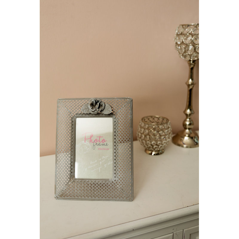 Coble Grey Metal Picture Frame, 19cm x 24cm