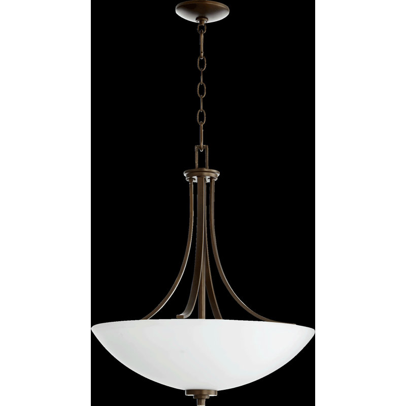 Cariad 4 - Light Kitchen Island Pendant, Oiled Bronze