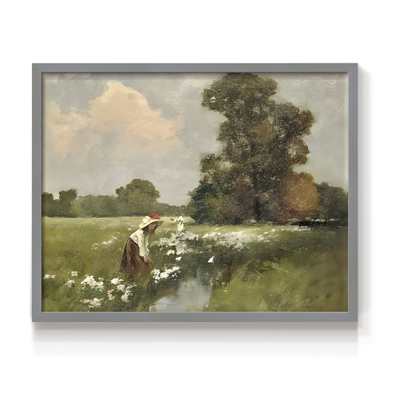 Paysages rétro-CCI-reproduction encadrée