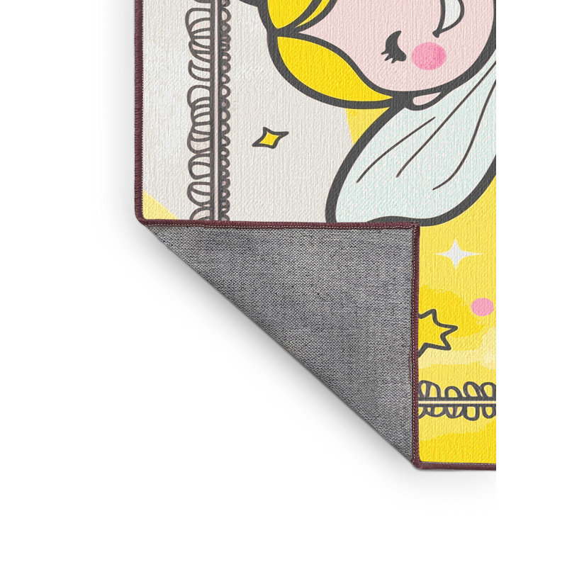 Tapis fantaisie Zoomie pour enfants Zoomie, Rectangulaire 2 pi x 3 pi