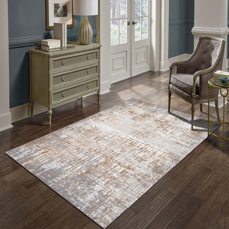 Tapis rectangulaire Vicenzo, Rectangle 6 pi 7 po x 9 pi 2 po