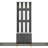 Modern Luxury 4-In-1 Hall Tree With Cushion, Versatile Coat Rack With 8 Gold Hooks And Legs, Entryway Bench With Adjustable Shelves & Fluted Doors For Hallway, Living Room, 23.6"*70.8"-725841040