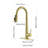 Single Handle Stainlesaucet With Pull Down Sprayer-117581145