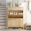 Armoire de rangement pour chaussures avec 2 tiroirs rabattables