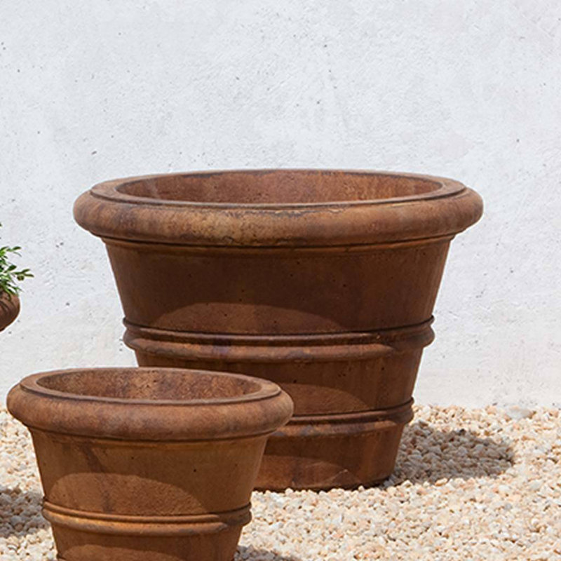 Handmade Planter, Verde, 27.5" H x 35.5" W x 35.5" D