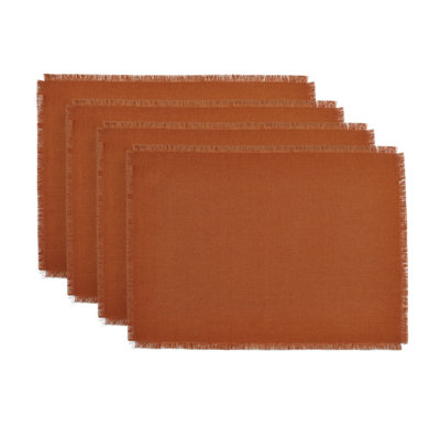 Fringe - 100% Pure Linen Placemats