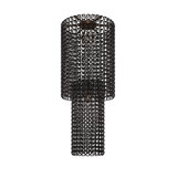 Giogali Ceiling Lamp Ca2 Crystal Smoky Glossy Chrome E26 Ul