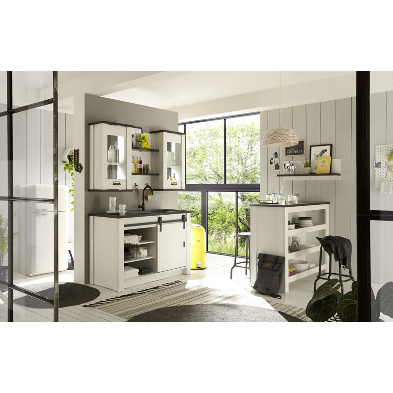 93cm Kitchen Pantry, White