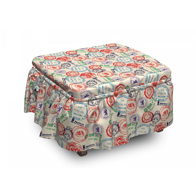 Housse pour repose-pieds des timbres passport
