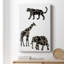 Toile tendue avec châssis de qualité supérieure pour animaux Safari ornemental III-1864000145