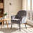 Velvet Accent Chair, Modern Upholstered Living Room Chairs-962541734