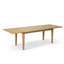 Ensemble de table de salle à manger extensible 9 pièces avec chaises rembourrées en bois massif-133569352