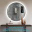 Miroir rond de salle de bain anti-buée avec éclairage réglable Airalyn-502926919