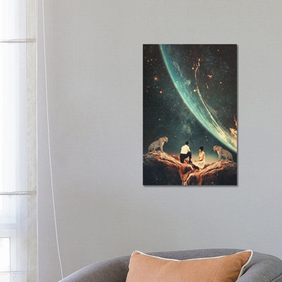 Guardians Of Our Future by Frank Moth - Wrapped Canvas Print