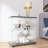 33.93'' H x 31.77'' W Wood Trophy Display Case-89096890