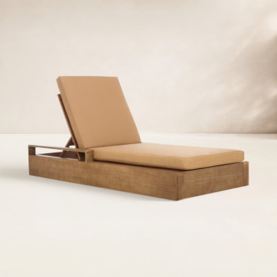 Azul Wood Chaise Lounge Chair